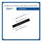 Brother P-Touch 0.23 in. x 26.2 ft. TZe Standard Adhesive Laminated Labeling Tape - Black on White